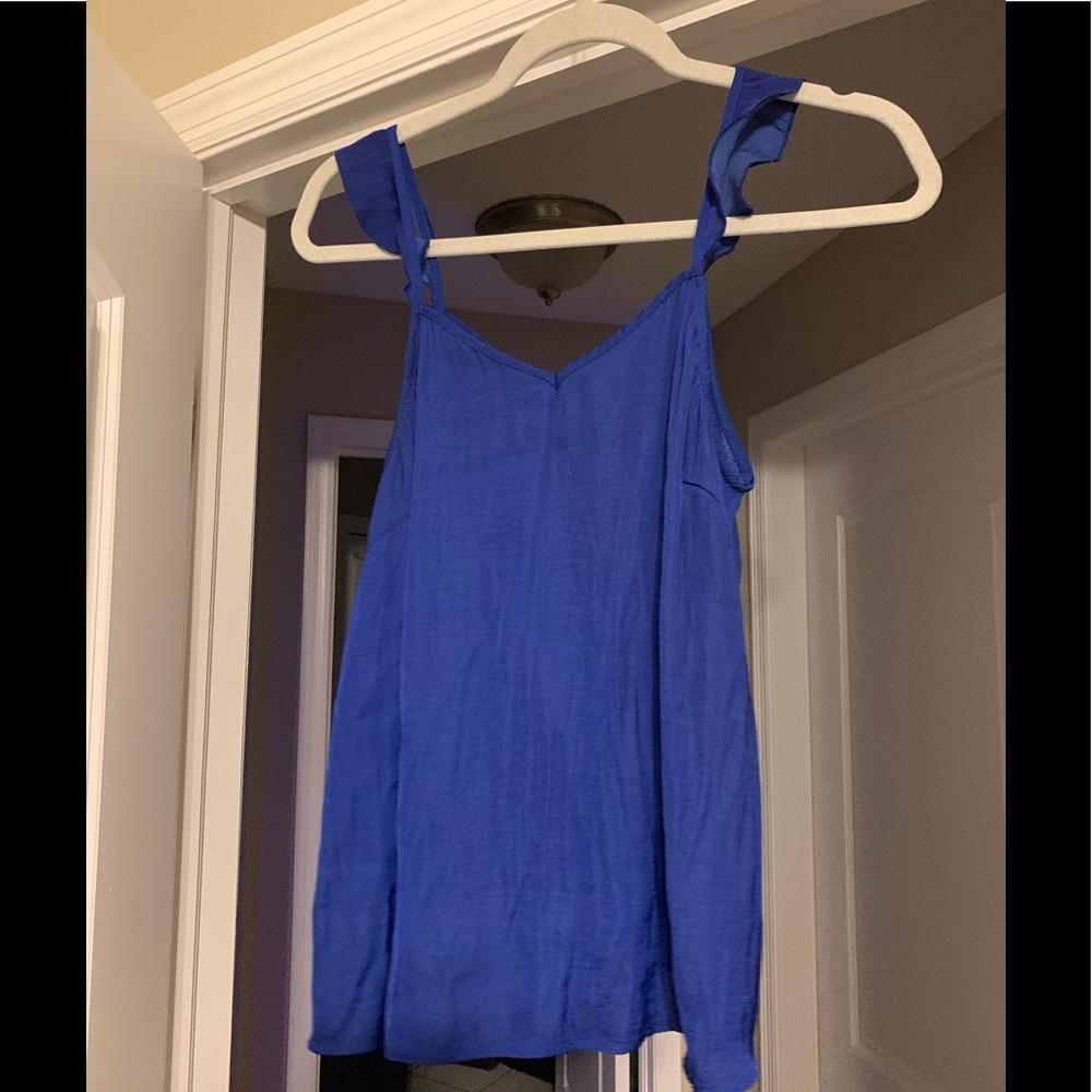 Royal Blue Satin Tank